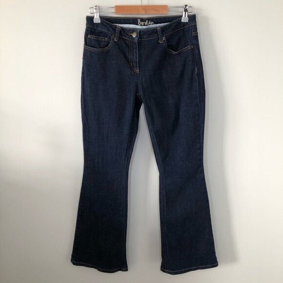 Boden Dark Wash Bootcut Jeans Size 6 Petite - Picture 2 of 8